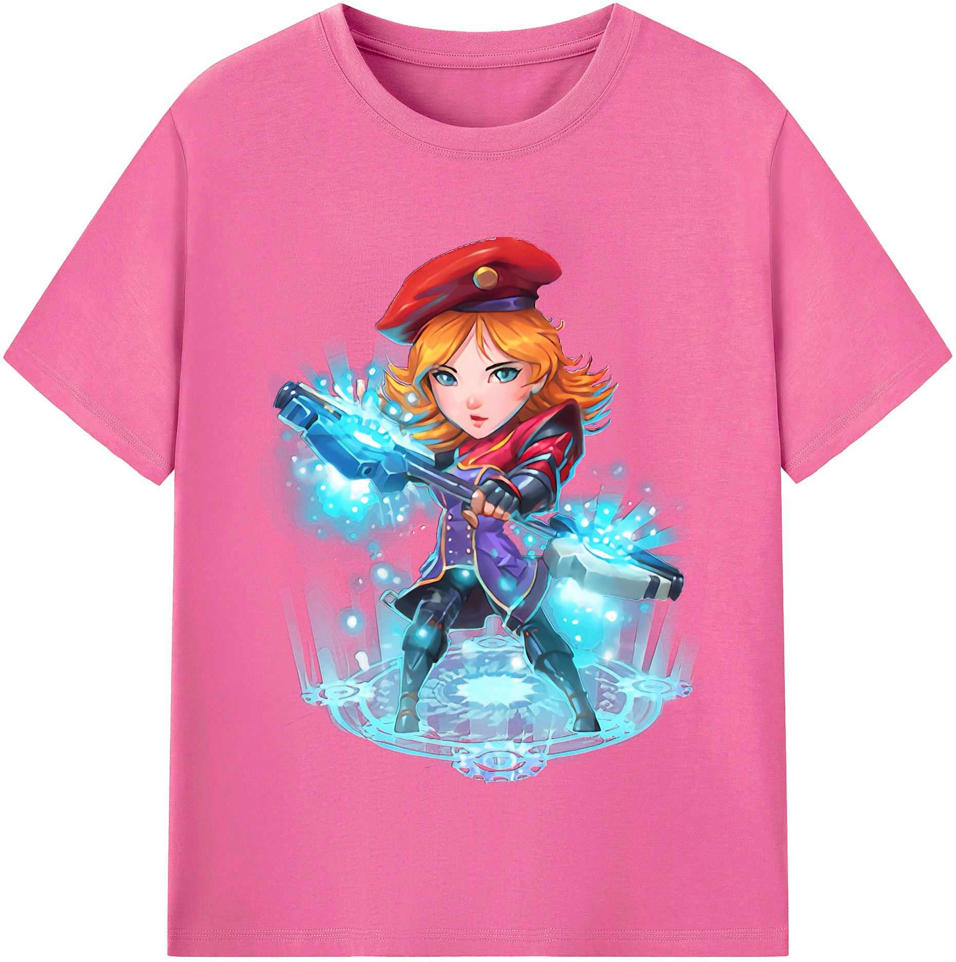 （画像用） リーグ・オブ・レジェンド League of Legends LOL レディースカジュアルプリントTシャツ（綿100％）